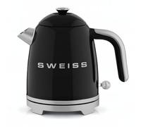SWEISS Bouilloire électrique KTS9 vintage 1 L noire