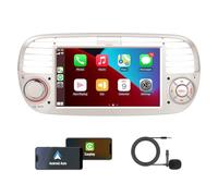KTTCORLP Linux Autoradio 2007-2015, 7 Pouces sans Fil Carplay & Android Auto, Puissance élevée/Bluetooth/FM/AM Radio/USB/DSP/RDS/SWC - Blanc