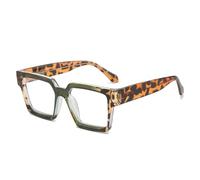 KTUCN Lunettes de soleil à monture épaisse pour hommes et femmes, style rétro, simples et assorties, style littéraire, lvdaimao, C
