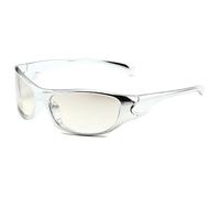 KTUCN Lunettes de soleil d'extérieur pour hommes, argentées, style punk, pour le cyclisme et le sport, style vintage et tenda