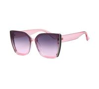 KTUCN Lunettes de soleil œil-de-chat rétro tendance pour femmes, monture large, violettes