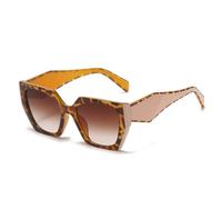 KTUCN Lunettes de soleil œil de chat tendance pour femmes, style vintage, carrées, punk, verres rétro, UV400, 2246, C9, bleu, gris