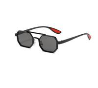 KTUCN Lunettes de soleil KLASSNUM pour hommes 2026, nouvelle monture carrée petite à double faisceau en métal, style conduite