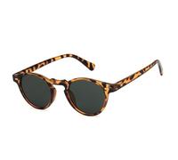 KTUCN Lunettes de soleil ovales pour hommes, petites, transparentes, classiques, UV400, tendance, pour femmes, 3 Leopard Jasper, BH01