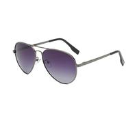 KTUCN Lunettes de soleil polarisées pour hommes, métal noir, lunettes de soleil tendance pour hommes, lunettes de soleil pour la conduite, les vacances, UV400, gris pistolet, p