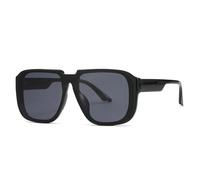 KTUCN Lunettes de soleil rétro monobloc, style miroir, protection UV400, pour homme et femme, taille 01,