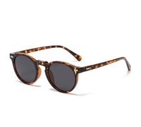 KTUCN Lunettes de soleil rétro polarisées pour hommes et femmes, petites lunettes de soleil rondes tendance pour hommes et femmes, style littéraire vintage, lunettes de conduite, C6, léo