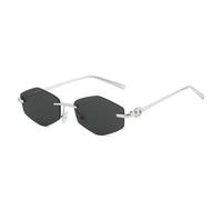 KTUCN Lunettes de soleil Rhombus Polygon | Parfaites pour le stylisme et les séances photo, si