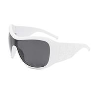 KTUCN Lunettes de soleil surdimensionnées une pièce pour femmes hommes vintage carré bouclier dégradé hip hop lunettes de soleil femme sexy conduite nuances, comme sur la photo, rouge gr