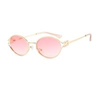 KTUCN Lunettes de soleil tendance à monture métallique pour femme, anti-UV, pour homme, C4, HFA, 001