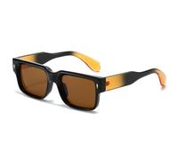 KTUCN Lunettes de soleil tendance pour femmes et hommes, style rétro léopard