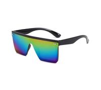 KTUCN Lunettes de soleil une pièce pour hommes, monture surdimensionnée, pour le sport et la conduite, 4, BH01