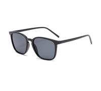 KTUCN Petites lunettes de soleil pour femmes, monture rectangulaire, verres solaires rétro dégradés, UV400, noir, taille S