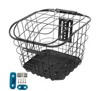 KTUXZCI Accessoires de cyclisme indispensables : panier de vélo de montagne robuste avec couvercle pour organiser vos affaires du quotidien. Panier de vélo universel pour