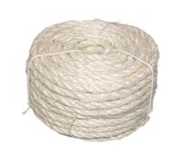 KTUXZCI Arbre à Chat en Corde de sisal et de Chanvre épaisse : Une Texture stimulante pour Les Chats Actifs Qui Aiment Faire Leurs Griffes. Griffoir à Monter soi-même, Blanc, 10m