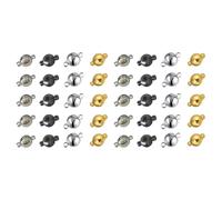 KTUXZCI Boucles de 5 mm pour bracelets et fermoirs innovants pour la création de bijoux, idéales pour divers projets tels que bracelets, chaînes de
