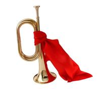 KTUXZCI Clairon en cuivre adapté Pour aux débutants, offrant des | développement musical et encourageant la participation Pour aux orchestres scolaires. Clairon en cuivre do bémol. Guide