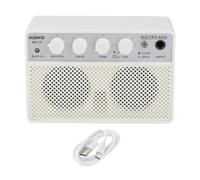KTUXZCI Mini ampli basse électrique rechargeable, compact et puissant, idéal pour les musiciens utilisant des guitares acoustiques et électriques. Jouez de