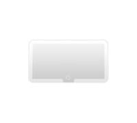 KTUXZCI Miroir de maquillage LED grande capacité avec trois sources,blanc | pour une expérience de maquillage optimale. Batterie au lithium intégrée. Éclairage LED tricolore à intensité variable.