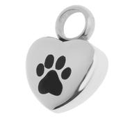 KTUXZCI Pendentif commémoratif en forme de cœur, contenant des cendres pour animaux, bijou souvenir personnalisé pour honorer la mémoire de vos animaux de