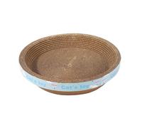 KTUXZCI Tapis à griffer Ronds pour Chats, de Meubles et Accessoires pour Chatons offrant des espaces de Jeu Essentiels. Conçu comme Un lit-griffoir pour Chat, il Offre Un