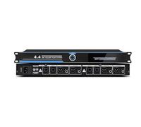 KTV Microphone Déviateur de fréquence Suppresseur de retour professionnel Amélioration du gain de transmission sonore 5-14 dB Prend en charge XLR et interface 6.35