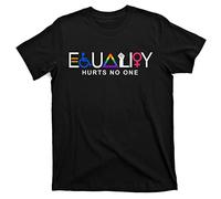 KTVB0A Equality Hurts No One LGBT FeM%I%N%ISM BLM T-Shirt(X-Large)
