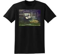 KTVB0A ERSAN John Denver T Shirt All of My Memories Vinyl CD Cover Black(Small)