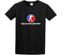 KTVB0A ERSAN Men's Counter Strike Logo O Neck T Shirt(Medium)