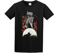 KTVB0A ERSAN Men's Gojira 'Grim Moon' T Shirt O Neck(Medium)