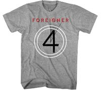 KTVB0A Foreigner 4 Studio Album Men's T Shirt Cover Art 80S Concert Tour Top(Medium)