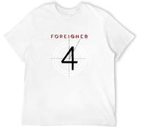 KTVB0A Foreigner 4 Studio Album Mens T Shirt Cover Art 80S Concert Tour Top(XX-Large)