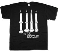 KTVB0A Fork Handles T Shirt Inspired by The Two Ronnies TV Comedy Sorry Dad's Army Fab! Black(Medium)