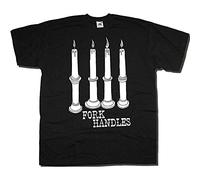 KTVB0A Fork Handles T Shirt Inspired by The Two Ronnies TV Comedy Sorry Dad's Army Fab!(Medium)