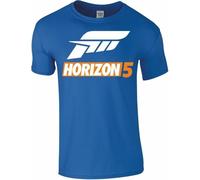 KTVB0A Forza Horizon 5 T-Shirt pour Homme et Femme 100% Coton Motif Xbox Série X Blanc/Jaune/Noir/Rouge, Couleur 10(Medium)