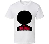 KTVB0A Free Angela and All Political Prisoners Movie Fan T Shirt(XX-Large)