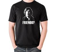 KTVB0A Friendo - Classic Movie Inspired White Yellow Black Red Mens Women T Shirt 100% Cotton, No Country for Old Men(XX-Large)