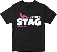 KTVB0A Girl Lying Down Personalised White Yellow Black Red Mens Women T Shirt 100% Cotton Stag Night Celebration Disco Dance Party(XX-Large)