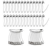 Ktxaby Lot de 200 épingles à nourrice incurvées de 38 mm pour matelassage, matelassage, couture, travaux manuels