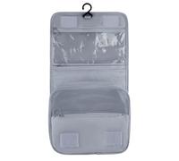 Ktxaby Trousse de toilette de voyage portable à suspendre 24 x 18 x 9 cm, trousse de maquillage multifonctionnelle, trousse de maquillage pour homme et femme, étanche, organiseur de salle de bain, sac