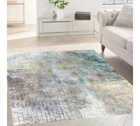 KTYUTJDH Tapis,Vert foncé Bleu Marine Marron Beige Blanc Abstrait Moderne, Multicolore, Rectangulaire 70 x 110 cm, Tapis Lavable pour la Maison Salon Chambre Bureau Cuisine l'entrée Couloir,