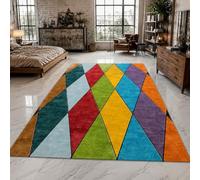 KTYUTJDH Tapis,Vert, Rouge, Jaune, Bleu, Violet, Orange, Gris, Marron Modernes Rectangular 110 x 180 cm,Tapis Salon Chambre Lavable Cuisine Bureau Coureur, Protection du Sol,