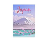 KTYWZ Plaque en métal humoristique représentant le Japon Fuji, vintage, rétro, pour homme, caverne, bar, pub, hangar, décoration murale, 15 x 30 cm