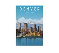 KTYWZ Plaque en métal rétro humoristique représentant la ville de Denver, Colorado, décoration murale pour la maison, la cuisine, le bar, le club, 20 x 30 cm