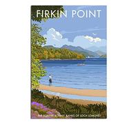 KTYWZ Plaques en métal vintage Firkin Point Loch Lomond, affiche murale rétro en métal, décoration de maison, club, jardin, 30 x 40 cm