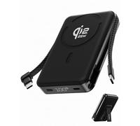 KU XIU [Qi2.2-Certifié 25W ] [à l'État Solide] Batterie Externe pour MagSafe, 10.000 mAh Batterie Externe sans Fil Magnétique pour iPhone Séries 17-12, 35W Powerbank Charge Rapide avec Câble Intégré