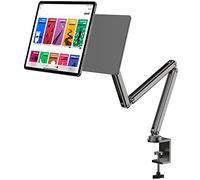 KU XIU X36 Support Magnétique à Bras pour iPad Pro 11" M4 (2024) - Support Tablette en Aluminium Pliable, Support iPad Réglable Multi-Angles pour Bureau, Travail, Dessin et Streaming en Direct