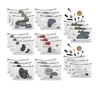 Kuabiz Trousse de maquillage chrétienne en vrac - Cadeaux inspirants chrétiens pour femme - Citations inspirantes - Trousse de maquillage avec verset de la Bible - Pochette à pinceaux pour voyage