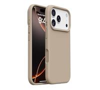 KUAECBHO Coque Fine en Silicone Liquide Souple Et Résistante Aux Chocs pour IPhone 17/17 Pro/17 Air/17 Pro Max, Compatible avec La Recharge sans Fil.,17,Brown