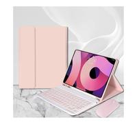 kuaijiexiaopu Detachable Keyboard Leather Protective Case with Pen Slot, Soft Shell Suitable for Samsung Galaxy Tab S6 Lite-10.4 inch 2019-2024 Universal(Pink+Keyboard+Mouse)